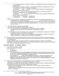Form JD-1711 Order for Temporary Physical Custody - Wisconsin (English/Spanish), Page 4