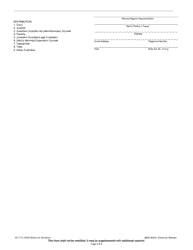 Form JD-1773 Motion for Sanctions - Wisconsin, Page 2