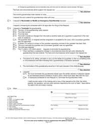Form JN-1540 Request to Modify/Terminate/Extend Limited or Temporary/Reconsider or Modify Emergency Guardianship (48.9795, Wis. Stats.) - Wisconsin, Page 2
