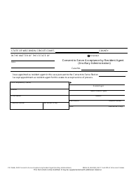 Document preview: Form PR-1966B Consent to Serve Acceptance by Resident Agent (Ancillary Administration) - Wisconsin