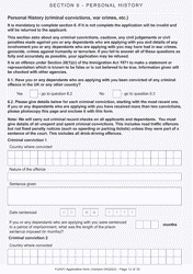 Form FLR(P) Application for an Extension of Permission to Stay in the UK as a Child Under the Age of 18 of a Nonparent Relative With Protection Status in the UK but Who Has Not yet Settled and for a Biometric Immigration Document - United Kingdom, Page 12