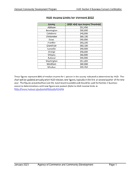 Hud Section 3 Business Concern Certification - Vermont Community Development Program - Vermont, Page 3