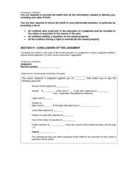 Schedule 8 Notice of Execution (Articles 516, 520, 681 and 682, Code of Civil Procedure) - Quebec, Canada, Page 3