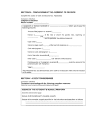 Notice of Execution Drawn up Under a Specific Law (Articles 681 and 682 C.c.p.) - Quebec, Canada, Page 3