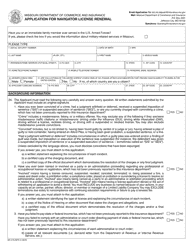 Form MO375-0976 Application for Navigator License Renewal - Missouri