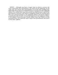 Writ of Continuing Garnishment - Tennessee, Page 2