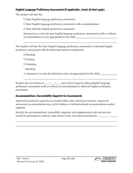 Form 5 Individualized Education Program (Iep) - Vermont, Page 19