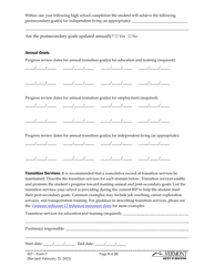 Form 5 Individualized Education Program (Iep) - Vermont, Page 9