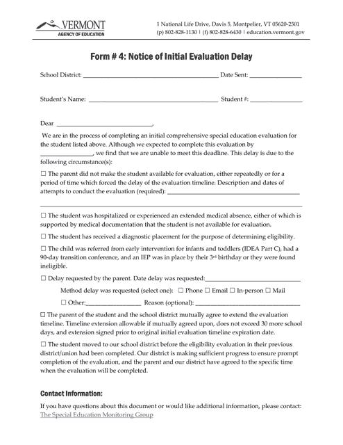 Form 4  Printable Pdf