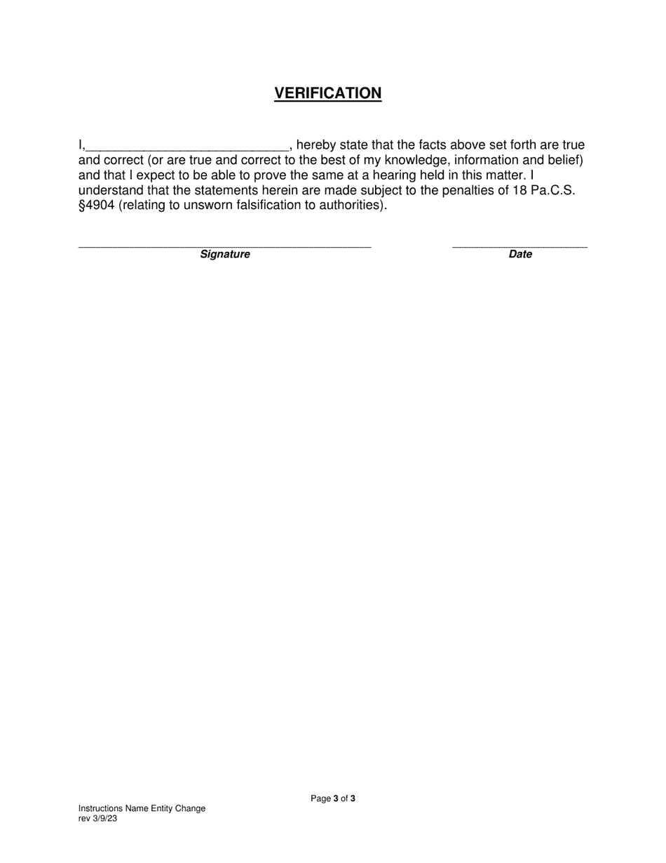 Carriers Changes in Name or Entity - Pennsylvania, Page 3