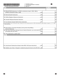 Form DR0104AD Individual Income Tax Subtractions Schedule - Colorado, Page 2