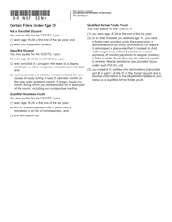 Form DR0104TN Colorado Earned Income Tax Credit Checklist for Itin Filers or Certain Filers Under Age 25 - Colorado, Page 2