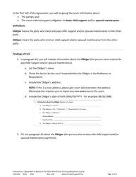 Form CSX1104 Instructions - Agreement and Order to Waive (Or Partially Waive) Cost-Of-Living Adjustment (Cola) - Minnesota, Page 3