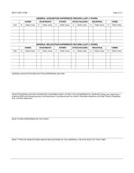 Form 2255 Application for Approval to Provide Real Estate Acquisition &amp; Relocation Services - Michigan, Page 2