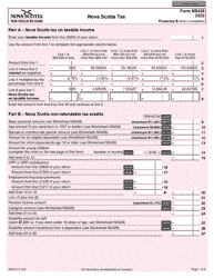 Form NS428 (5003-C) Nova Scotia Tax - Canada