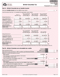 Form BC428 (5010-C) British Columbia Tax - Canada