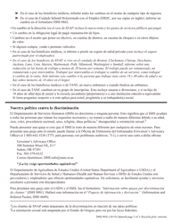 Formulario DHS0943 Informe De Cambio - Oregon (Spanish), Page 2