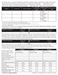Formulario DHS0943 Informe De Cambio - Oregon (Spanish), Page 4