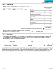 Form B402 Fuel Charge Return for Fuel Held in a Listed Province on Adjustment Day Under Section 38 of the Greenhouse Gas Pollution Pricing Act - Canada, Page 3