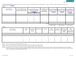 Form T2 Schedule 38 Part VI Tax on Capital of Financial Institutions (2022 and Later Tax Years) - Canada, Page 5