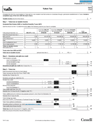 Form T3YT Yukon Tax - Canada