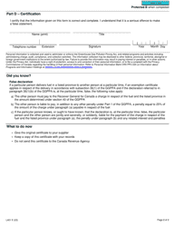 Form L401 Fuel Charge Exemption Certificate for Registered Distributors - Canada, Page 2