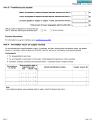 Form B501 Luxury Tax and Information Return for Non-registrants - Canada, Page 6