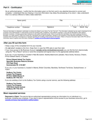 Form B501 Luxury Tax and Information Return for Non-registrants - Canada, Page 8