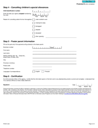 Form RC64 Children&#039;s Special Allowances - Canada, Page 2