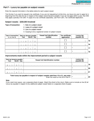 Form B500 Luxury Tax and Information Return for Registrants - Canada, Page 4