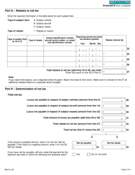 Form B500 Luxury Tax and Information Return for Registrants - Canada, Page 5