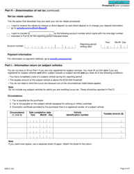 Form B500 Luxury Tax and Information Return for Registrants - Canada, Page 6