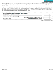 Form RC360 Saskatchewan Graduate Retention Program - Canada, Page 2