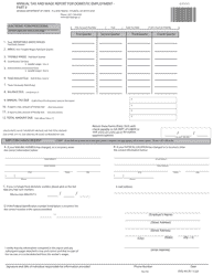 Form DOL-4A Annual Tax and Wage Report for Domestic Employment - Georgia (United States), Page 3