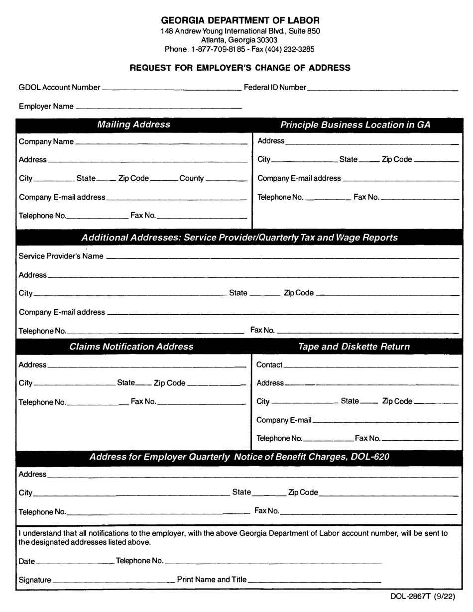 Form Dol T Fill Out Sign Online And Download Fillable Pdf