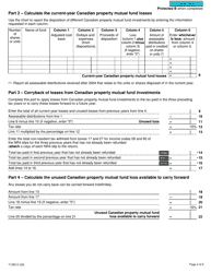 Form T1262 Part XIII.2 Tax Return for Non-resident&#039;s Investments in Canadian Mutual Funds - Canada, Page 2