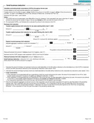 Form T2 Corporation Income Tax Return (2022 and Later Tax Years) - Canada, Page 4
