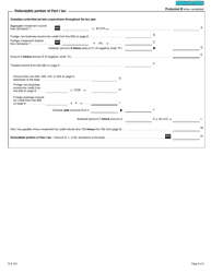 Form T2 Corporation Income Tax Return (2022 and Later Tax Years) - Canada, Page 6