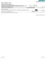 Form T3MJ-AB Part 3 Alberta Tax (Multiple Jurisdictions) - Canada, Page 2