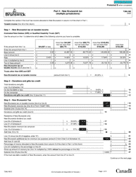 Form T3MJ-NB Part 3 New Brunswick Tax (Multiple Jurisdictions) - Canada