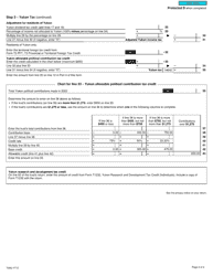 Form T3MJ-YT Part 3 Yukon Tax (Multiple Jurisdictions) - Canada, Page 2