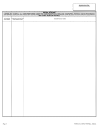 Form UIC-42 STRAT TEST Class V Well History and Work Resume Report - Louisiana, Page 3