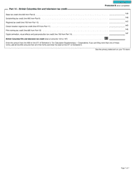 Form T1196 British Columbia Film and Television Tax Credit (2020 and Later Tax Years) - Canada, Page 7