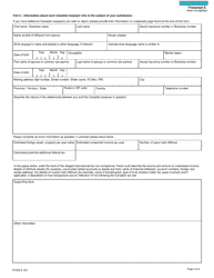 Form RC626 Offshore Tax Informant Program (Otip) Submission Form - Canada, Page 3