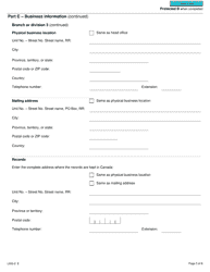 Form L500-2 Application or Revocation of the Authorization to File Separate Luxury Tax Returns for Branches and Divisions - Canada, Page 5