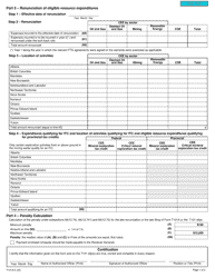 Form T101A Claim for Renouncing Canadian Exploration Expenditures (Cees) and Canadian Development Expenditures (Cdes) - Canada, Page 2