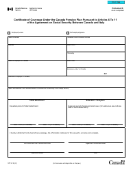 Form CPT51 Certificate of Coverage Under the Canada Pension Plan Pursuant to Articles 6 to 11 of the Agreement on Social Security Between Canada and Italy - Canada, Page 2