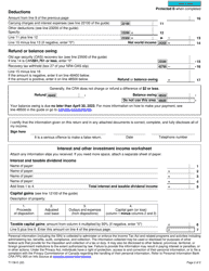 Form T1136 Old Age Security Return of Income (Oasri) - Canada, Page 2