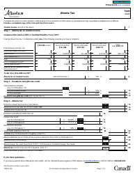 Document preview: Form T3AB Alberta Tax - Canada, 2022
