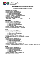 Nursing Facility Post Eligibility Treatment of Income (Peti) Medical Necessity Certification Form - Colorado, Page 2
